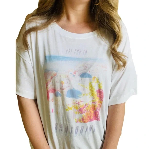 Cabi Women's Santorini Oversized T-shirt Sz XL - Picture 2 of 7